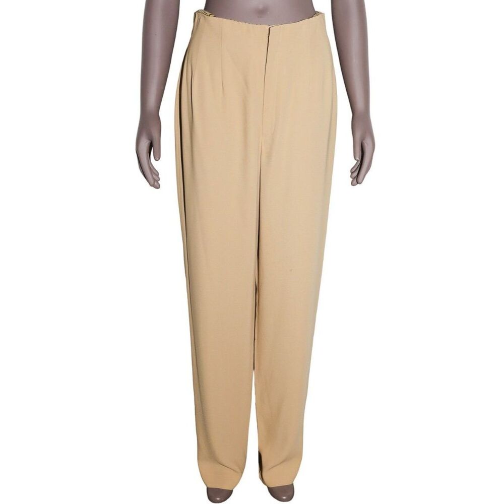 Dana‎ Buchman High Waisted Trousers Work Office Pants Size Mediumwide leg pants